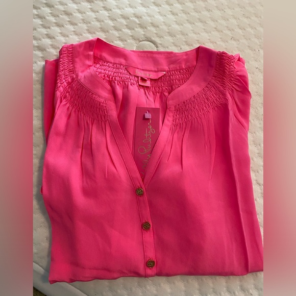 Lilly Pulitzer pink Elsa Top size medium NWT - Picture 5 of 8